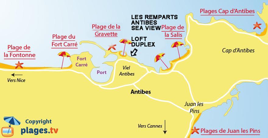 Les Remparts Location Appartement Antibes